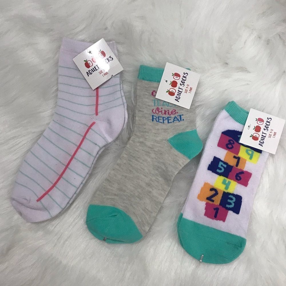 Socks‎ for Teacher, School, Teachers Aide
